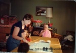 1976-08 Darren's 2nd Birthday,Barb,Stacey,Aunt Bella.jpg