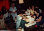 1976-08 Darren's 2nd Birthday,Pat in Wht shirt,Darren,Mary,DeDe,BoBo,Barb.jpg