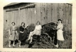 1942-09 Marcy, Marge,Juliet, Helen Pond, on Clarks farm_2.jpg
