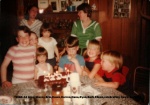 1980-04 Greg,Stacey,Brie,Dawn,Darren,Dana,Ryan,Barb,Eileen,celebrating Dawn Birthday.jpg