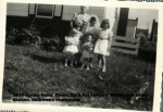 1954-Spring NaNa, Eileen, Barb,Pat Slattery, Kathleen & Eileen Bannon, Kathleen's communion.jpg