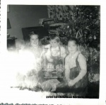 1956-12 Christmas Barbara, Meg, Pat.jpg