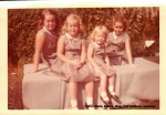1957-Barb, Eileen, Meg, Pat Slattery, summer .jpg