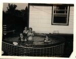 1958-Summer Barbara, Pat, Meg, Eileen in pool in backyard levittown.jpg