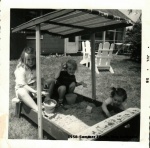 1958-Summer Eileen, Meg backyard.jpg