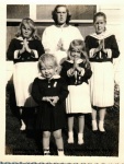 1960-Spring The Slattery Girl, Liz, Eileen,Meg,Pat, Barb, Barbara's Confirmation.jpg