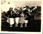 1960-spring Barb, Kathleen,Nana,Dad,Liz,Pat,Eileen S,Eileen B,Meg.jpg